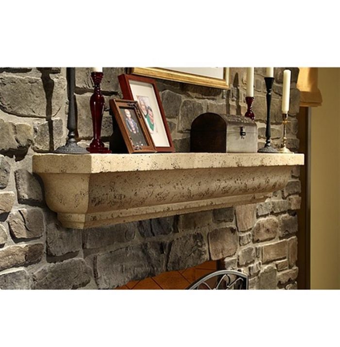 Angelo Stone Mantel Shelf Fireplace and Chimney Authority