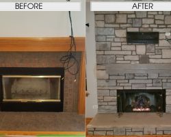 Arlington Ledgestone Fireplace Arlington Ledgestone Fireplace