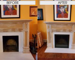 Original Glass Fireplace Door Original Glass Fireplace Door