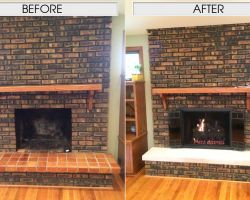 Fireplace and Gas Log Install with Custom Stoll Iron Glass Door, a Custom Limestone Hearth, and Golden Oak Designer Plus Gas Logs Fireplace and Gas Log Install with Custom Stoll Iron Glass Door, a Custom Limestone Hearth, and Golden Oak Designer Plus Gas Logs