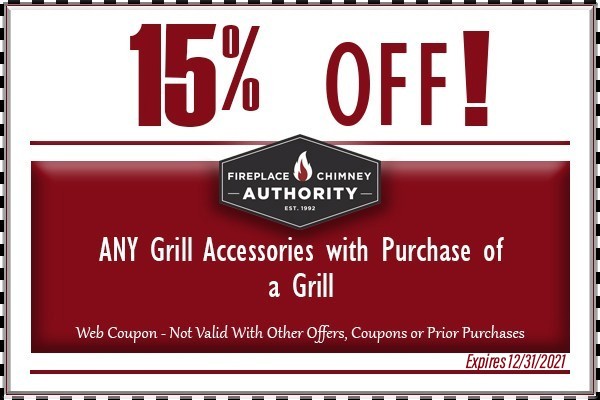 15% OFF ANY Grill Accessories with Purchase of a Grill