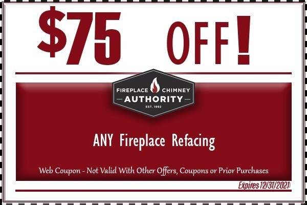 $75 OFF Any Fireplace Refacing