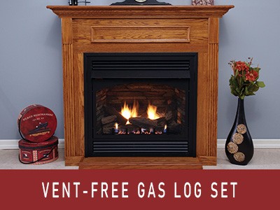 Vent Free Gas Log Set