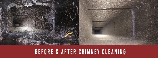 Before & After Chimney Cleaning