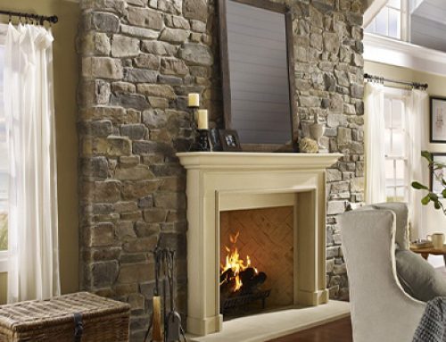 Fireplace Refacing: Natural vs Manufactured Stone Veneer