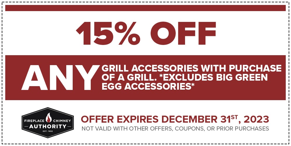 15% OFF Grill Accessories