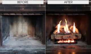 Split Oak Vent Free Logs with G9 Unvented Burner System Split Oak Vent Free Logs with G9 Unvented Burner System