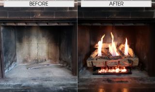 Split Oak Vent Free Logs with G9 Unvented Burner System Split Oak Vent Free Logs with G9 Unvented Burner System