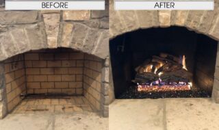 American Oak Gas Log Set With G45 Vented Burner American Oak Gas Log Set With G45 Vented Burner