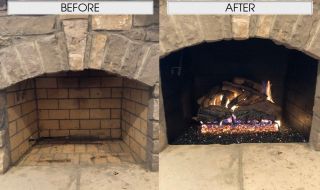 American Oak Gas Log Set With G45 Vented Burner American Oak Gas Log Set With G45 Vented Burner