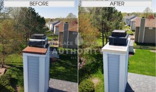 Before & After Chimney Before & After Chimney