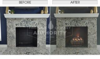 Before & After Mountain Crest Oak Logs Before & After Mountain Crest Oak Logs