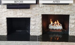White Mountain Birch Gas Logs