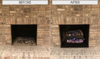 24" Charred Majestic Oak Gas Log Set