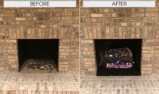 24" Charred Majestic Oak Gas Log Set