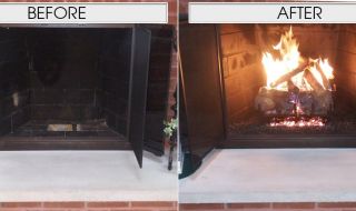 18' Chared America Oak Gas Logs