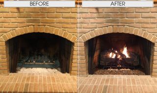 Real Fyre Charred Oak Gas Logs