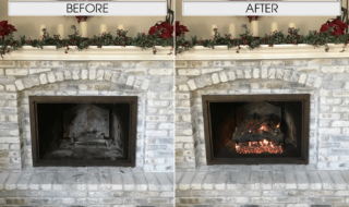 Real Fyre Charred Series Log Set
