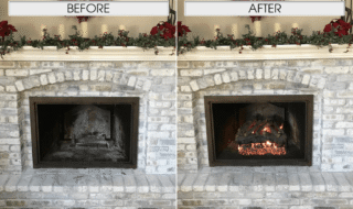 Real Fyre Charred Series Log Set