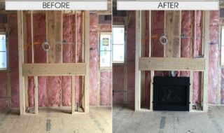 Fireplace in New Construction