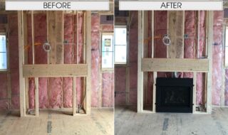 Fireplace in New Construction