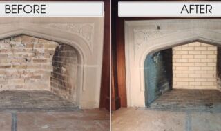 Fireplace Backwall Rebuild