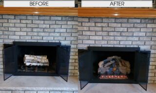 24" Charred Evergreen Oak Log Set with G52 Match Lit Burner 24" Charred Evergreen Oak Log Set with G52 Match Lit Burner