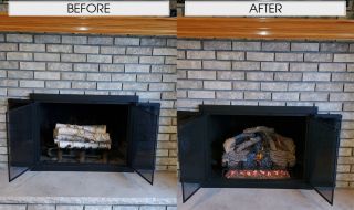 24" Charred Evergreen Oak Log Set with G52 Match Lit Burner 24" Charred Evergreen Oak Log Set with G52 Match Lit Burner