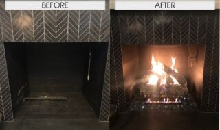 Charred Oak Gas Log Set with G31 Burner System Charred Oak Gas Log Set with G31 Burner System