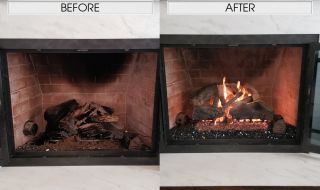 Refurbish Existing Gas Log Set Refurbish Existing Gas Log Set