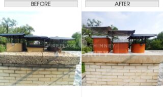 Before & After Chimney Crown Before & After Chimney Crown