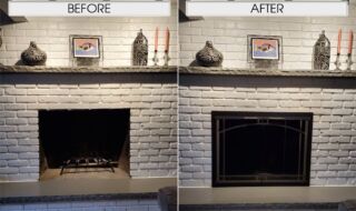 Stoll Custom Bar Iron Fireplace Door Stoll Custom Bar Iron Fireplace Door