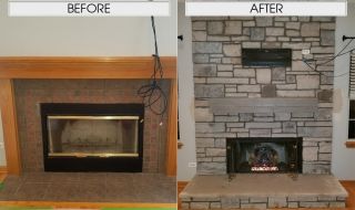 Arlington Ledgestone Fireplace Arlington Ledgestone Fireplace