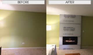 Fireplace Transformation Before & After Fireplace Transformation Before & After