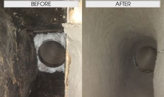 Fireplace Liner and Parge Smoke Chamber Fireplace Liner and Parge Smoke Chamber