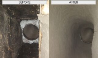 Fireplace Liner and Parge Smoke Chamber Fireplace Liner and Parge Smoke Chamber