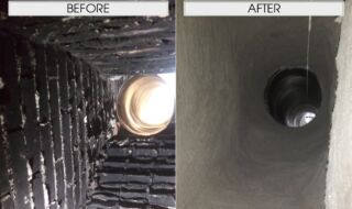 Fireplace Liner Before & After Fireplace Liner Before & After