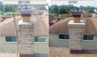 Before & After Masonry Work Before & After Masonry Work