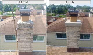 Before & After Masonry Work Before & After Masonry Work