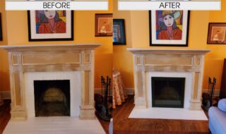 Original Glass Fireplace Door Original Glass Fireplace Door