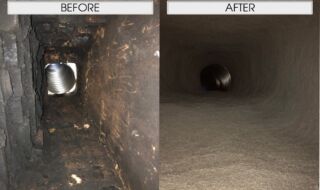 Parging Smoke Chamber Parging Smoke Chamber