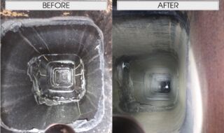 Roto Cleaning Before & After Roto Cleaning Before & After
