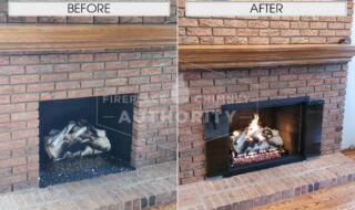 Custom Stoll Door, Inline door, Grey Glass, Bi Fold Doors, Designer Handle, Textured Black Custom Stoll Door Before & After