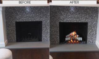 White Birch Logs with G4 Burner System White Birch Logs with G4 Burner System