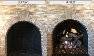 Williamsburg Log Set with Vent Free Slope Glaze Burner Williamsburg Log Set with Vent Free Slope Glaze Burner