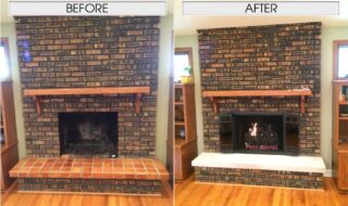 Fireplace and Gas Log Install with Custom Stoll Iron Glass Door, a Custom Limestone Hearth, and Golden Oak Designer Plus Gas Logs Fireplace and Gas Log Install with Custom Stoll Iron Glass Door, a Custom Limestone Hearth, and Golden Oak Designer Plus Gas Logs