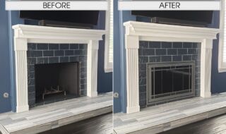 Before & After Custom Stoll Doors Installment Before & After Custom Stoll Doors Installment