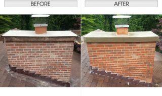 Pour New Concrete Crown, Acid Wash and Remove Forms Pour New Concrete Crown