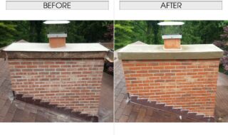 Pour New Concrete Crown, Acid Wash and Remove Forms Pour New Concrete Crown
