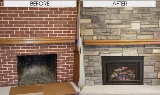 Complete Fireplace Makeover Complete Makeover